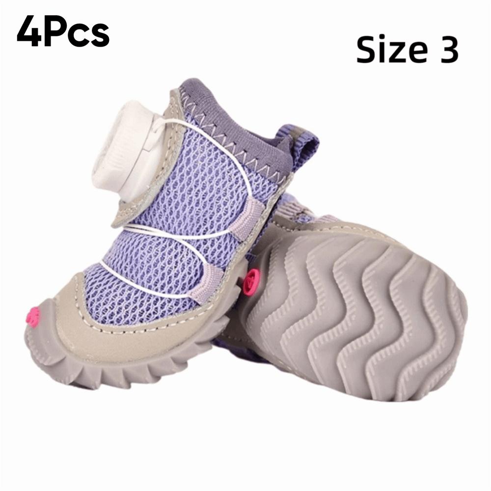 Comfortable Waterproof Dog Shoes Anti-Slip Soles Breathable Dog Boots Light Weight Paw Protectors Dogs Accessories