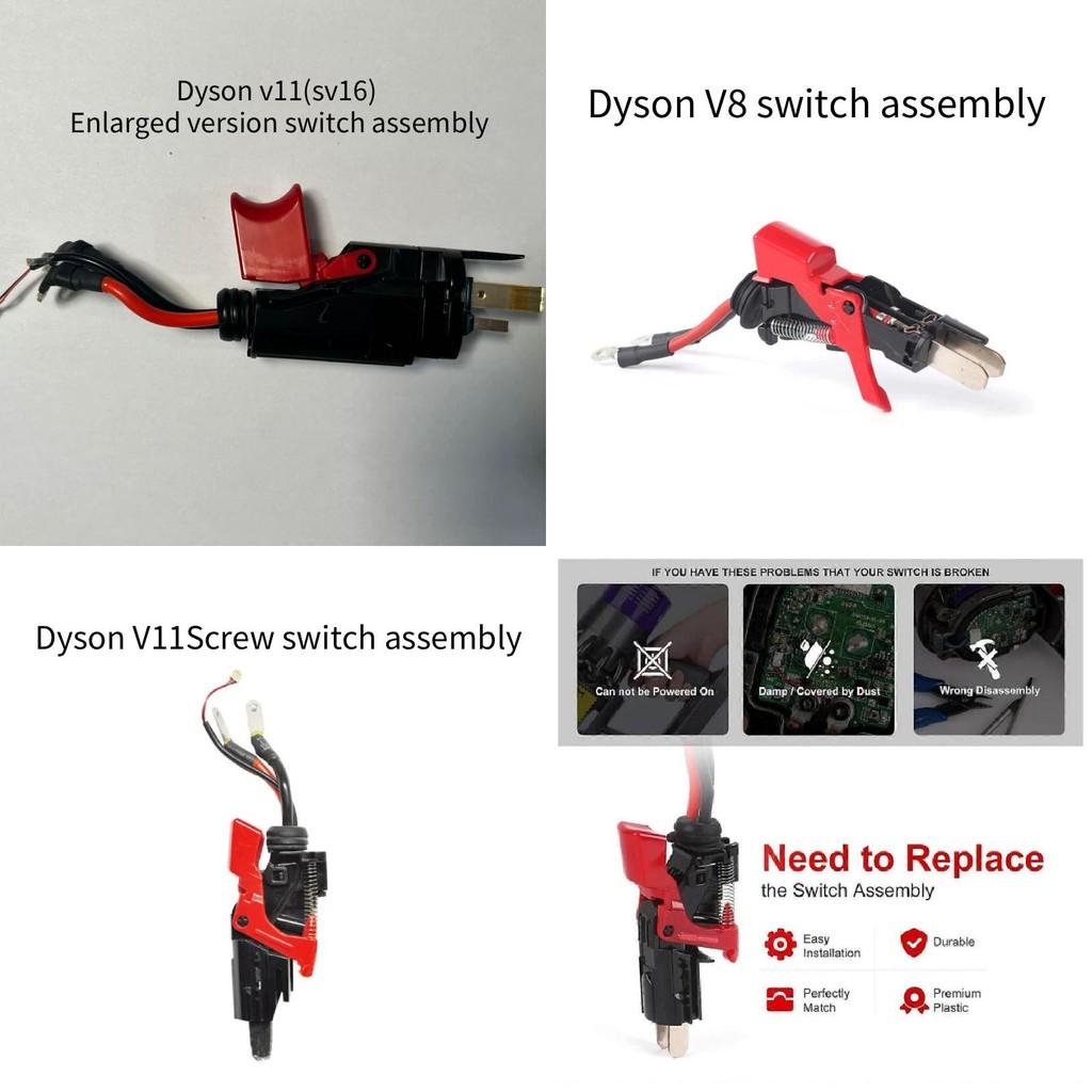 Dyson V8 V10 V11 V15 porszívó főkapcsoló szerelvény javítóalkatrész otthoni tisztításhoz