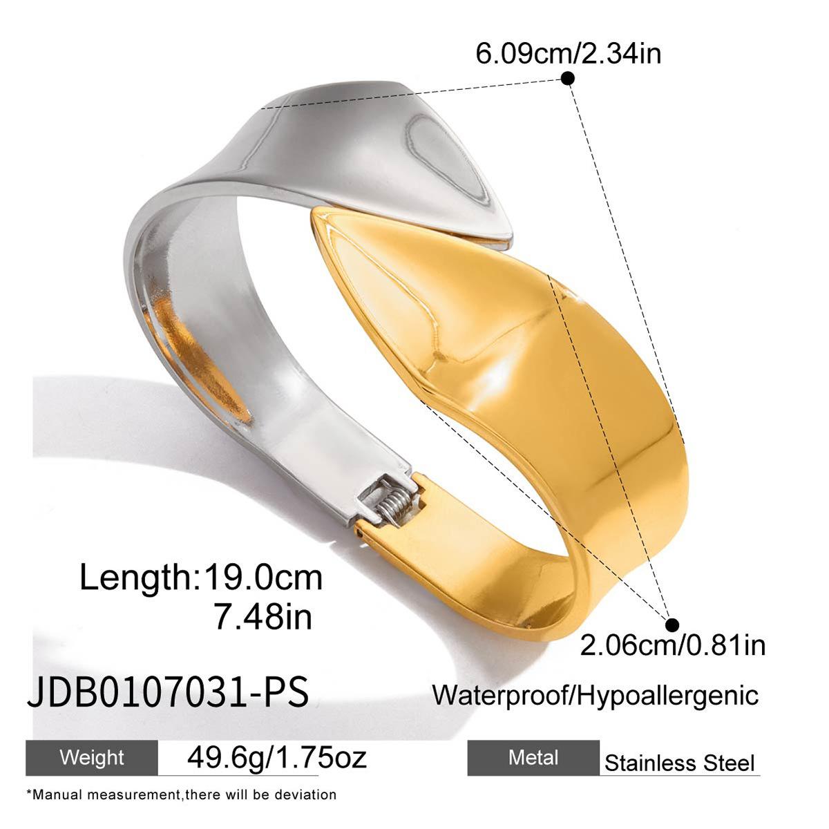 Минималистичный стиль 18-каратное золото, сочетающийся по цвету, блестящий весенний браслет, легкая роскошь, высококачественные ювелирные изделия