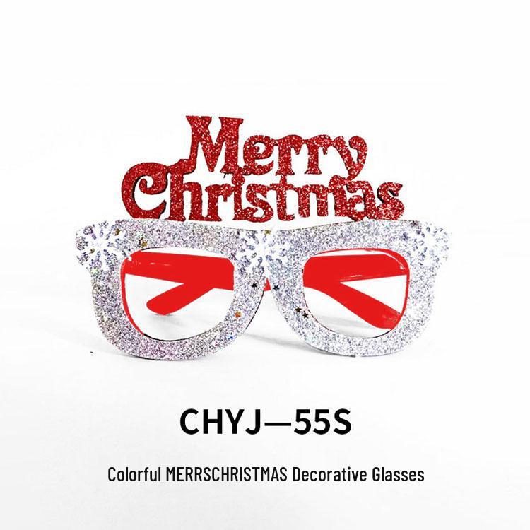 Kreative Weihnachtsbrillen - Weihnachtsmann, Schneemann, Geweih für Erwachsene & Kinder