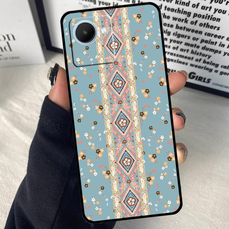 Tribal Ethnic Pattern For Realme C55 C75 C67 C63 C51 C61 C53 C35 C65 C71 11 12 13 14 Pro Plus GT6 GT7 15 Pro Case