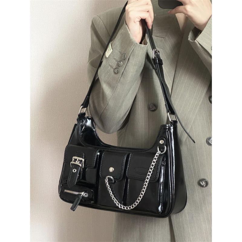 Modische Schulter-Umhängetasche für Pendler, Stilvolle Vielseitige Tragetasche, Trendige Mädchen-Tasche, Neue Ketten-Achseltasche