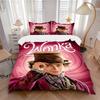 Wonka'S Whimsical World Print 3Pcs Bedding Setduvet Cover With 2 Bedropillowcase Home Birthday Gift