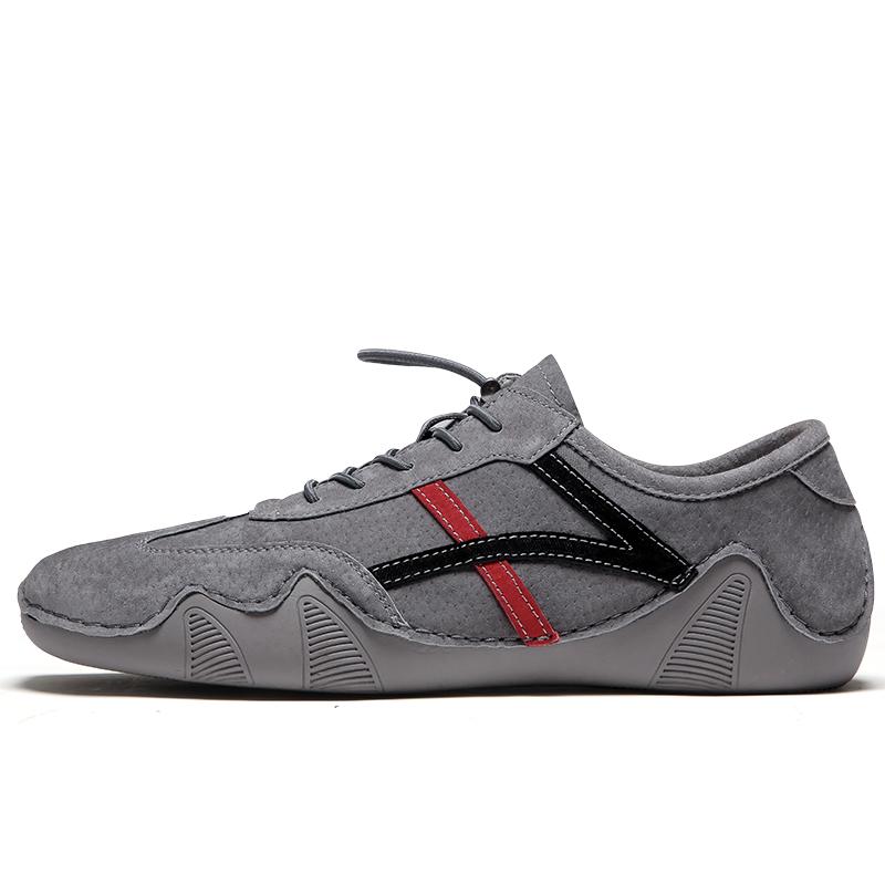 

Мужская новая кожаная спортивная обувь на открытом воздухе, повседневная обувь, деловая кожаная обувь для доски 43