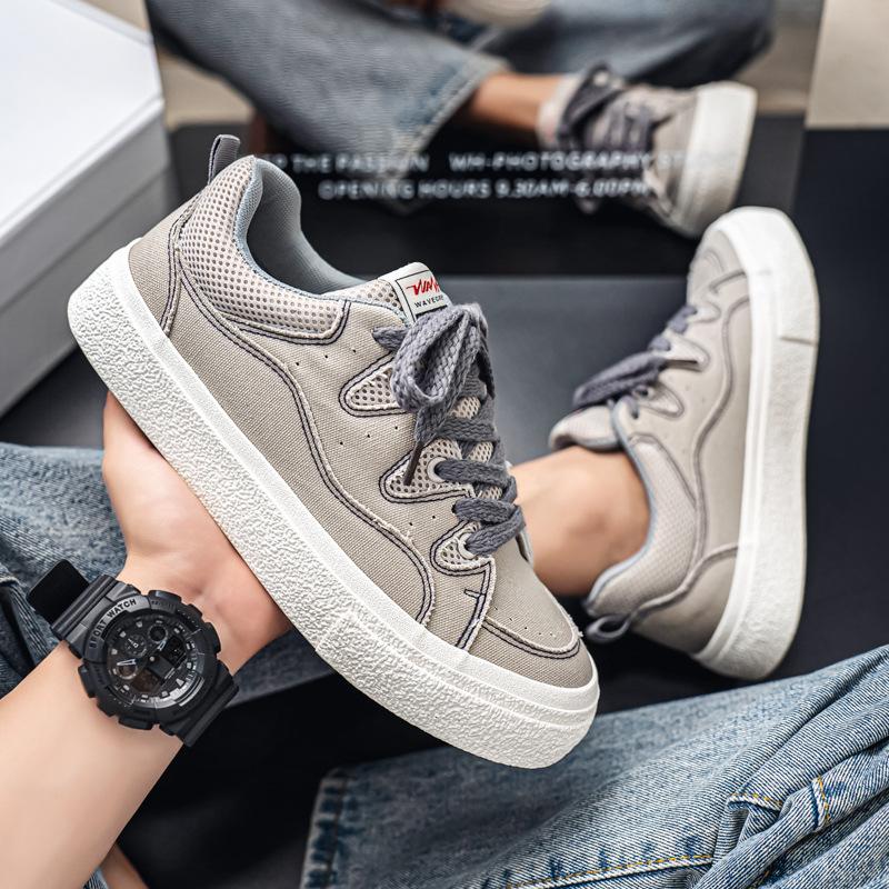 Men's shoes trendy canvas shoes Guochao brand youth shoes new spring and autumn trendy shoes casual student board shoes