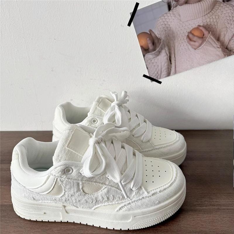 Thick-soled Shoes Versatile Student Casual Board Shoes New Women's Bread Shoes