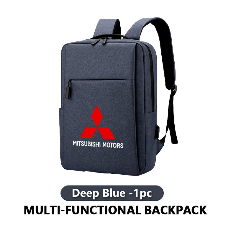 Laptop Backpack Waterproof Anti Theft USB Bag School Travel Backpack For Mitsubishi Outlander Lancer L200 ASX Pajero Grandis