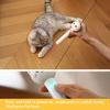 2-in-1 Interactief Katten Speeltje, Kattenhengel Speeltje met Stoffen Vlinder Teaser Zuignap Basis, Oplaadbaar Rood Licht Katten Speeltje voor Binnenkat Zelf