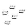 Set Of 5 Folding Handles Spring Loaded Designs Storage Box Handles Heavy Duty Handles for Cabinets & Storage Solution