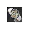 ZooooM Star Design Analog Quartz Watch White Fake Leather Band Unisex Fashion Timepiece