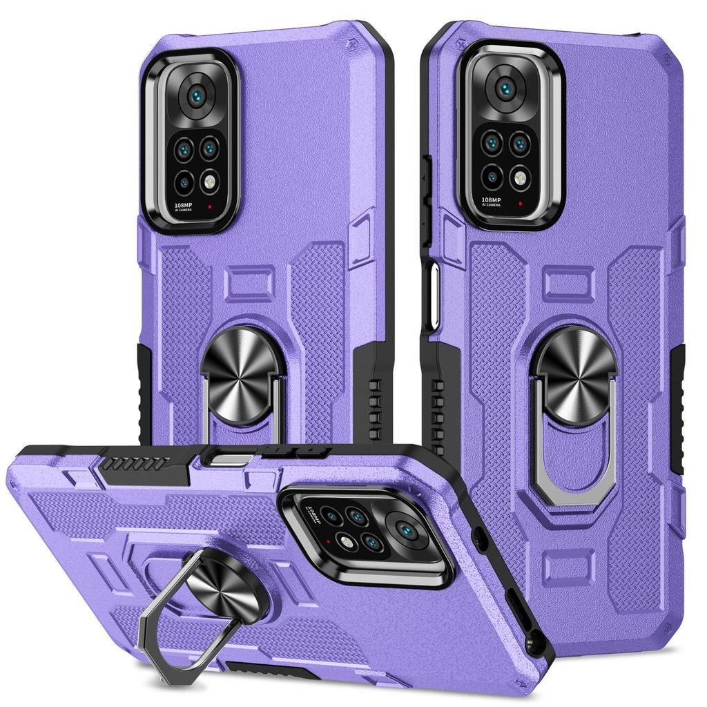 Redmi Note 12 Anti-Fall Magnetic Case with Finger Ring Holder