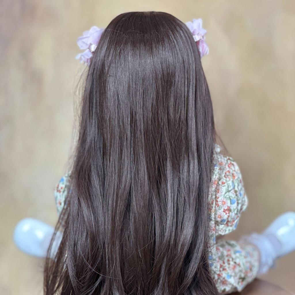 Plně měkké silikonové tělo 55 CM 22 Inch Reborn Baby Realistická dívka Dlouhé vlasy Panenka Realistická princezna Batole Bebe Dárek k narozeninám
