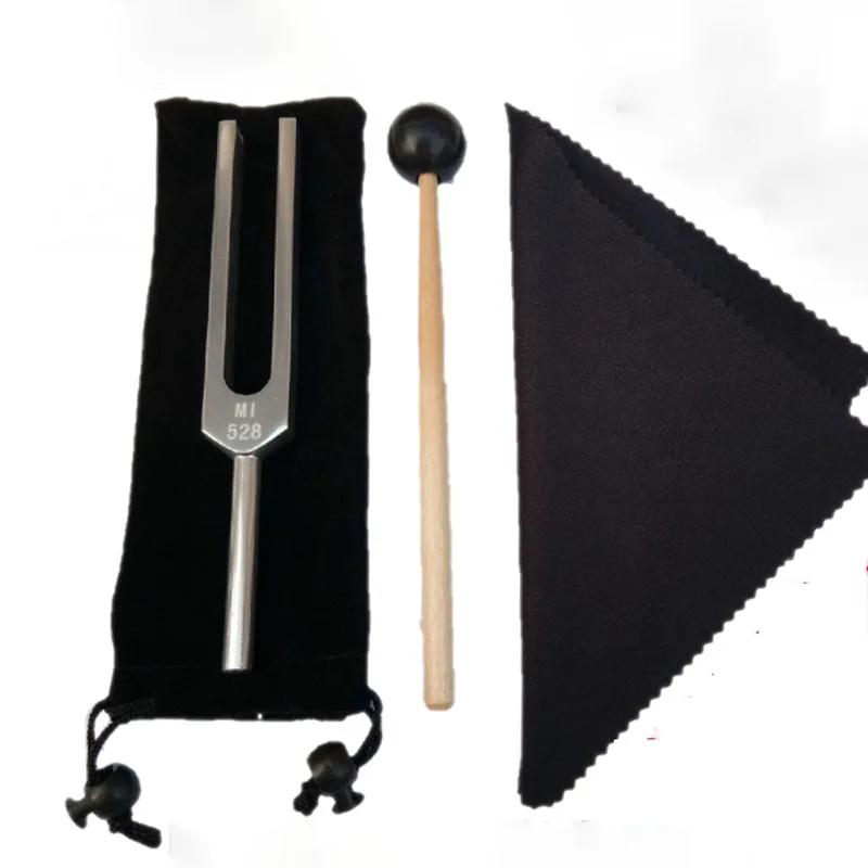 Multiple Frequencies Silver Tuning Fork Aluminum Sound Healing Therapy Resonance Tuning Forks for Healing Musical Instrument Percussion