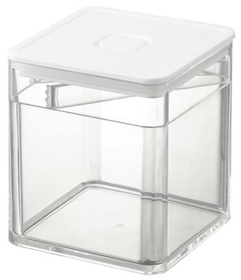 Yamazaki Jitsugyo 5467 Maşa ve Kule Hava Geçirmez Saklama Kabı Kare Baharat Yosun Kabı Vanası, Beyaz, Yaklaşık. G9,2XD9,2XY10,2 cm