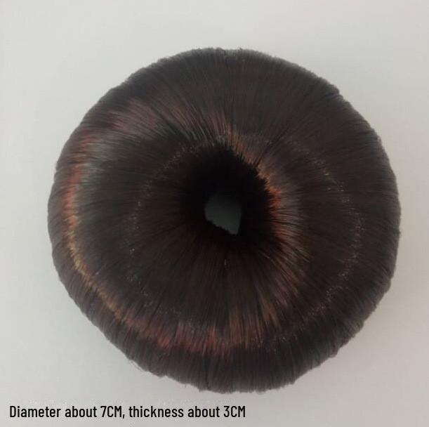 Donut Hair Curler: Flower Bud Hair Ring, Fluffy Braided In Large, Medium, Small Sizes