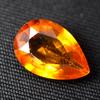 4.95 Ct ORANGE Sapphire NATURAL Pear Brilliant Cut CERTIFIED Loose Gemstone