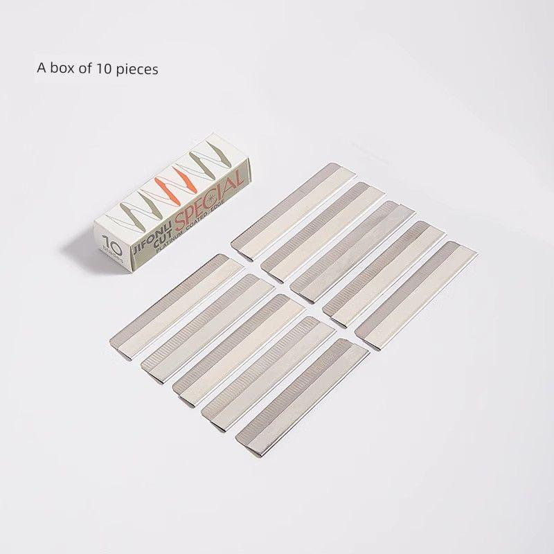 Handy Gadget Men Beauty Salon Special Suit Eyebrow Razor 10 Pieces