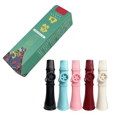 Kazoo Flute with Lanyard Portable Musical Flute Simple Kazoos Instrument for Adults Beginner Music Lovers