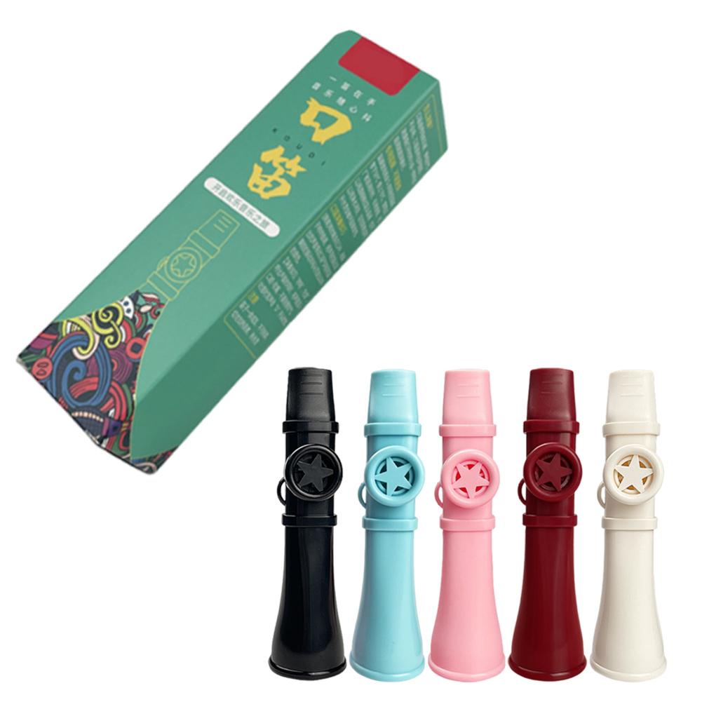 Versatile Kazoo Flute Professional with Lanyard Easy to Play Accompaniment Lightweight Mouth Flute for Beginner Music Lovers