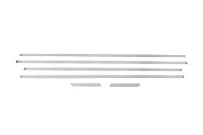 Window Edging Carmos (6 Pcs., Stainless Steel) for Fiat Punto Grande/EVO 2006-2018
