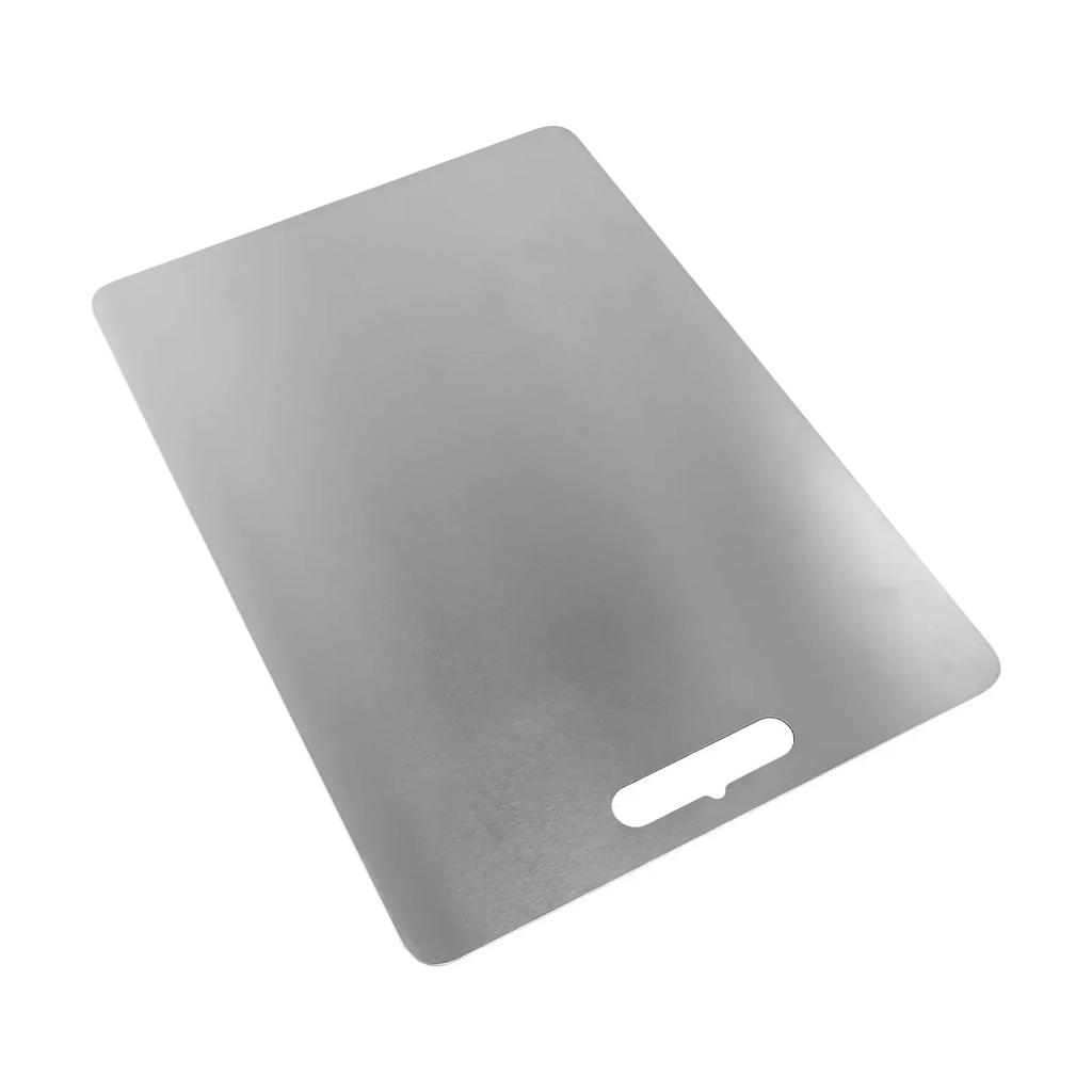 Stainless Steel Cutting Board for Kitchen Chopping Board for Meat and Vegetables Easy to Clean and Space Saving Design