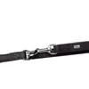 Hundeleine - HUNTER - Nappa Petit - Leder - Schwarz - 1,0 cm x 140 cm