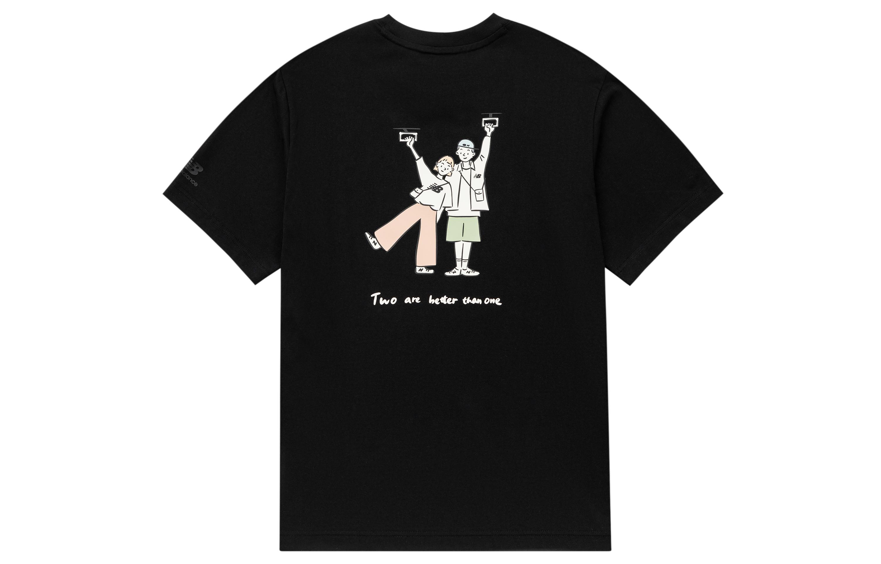 New Balance x PK LIANMINGKUANXILIE T Shirt Unisex Black 5ED26051-BK M