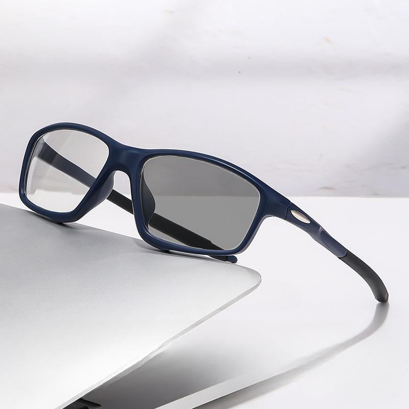 -50~ -75~ -400 Photochromic Color Myopia Glasses Ultra Light Version with Degree Anti Blue Light Flat Glasses Sunglasses Sports
