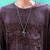 Cross Rose Necklace