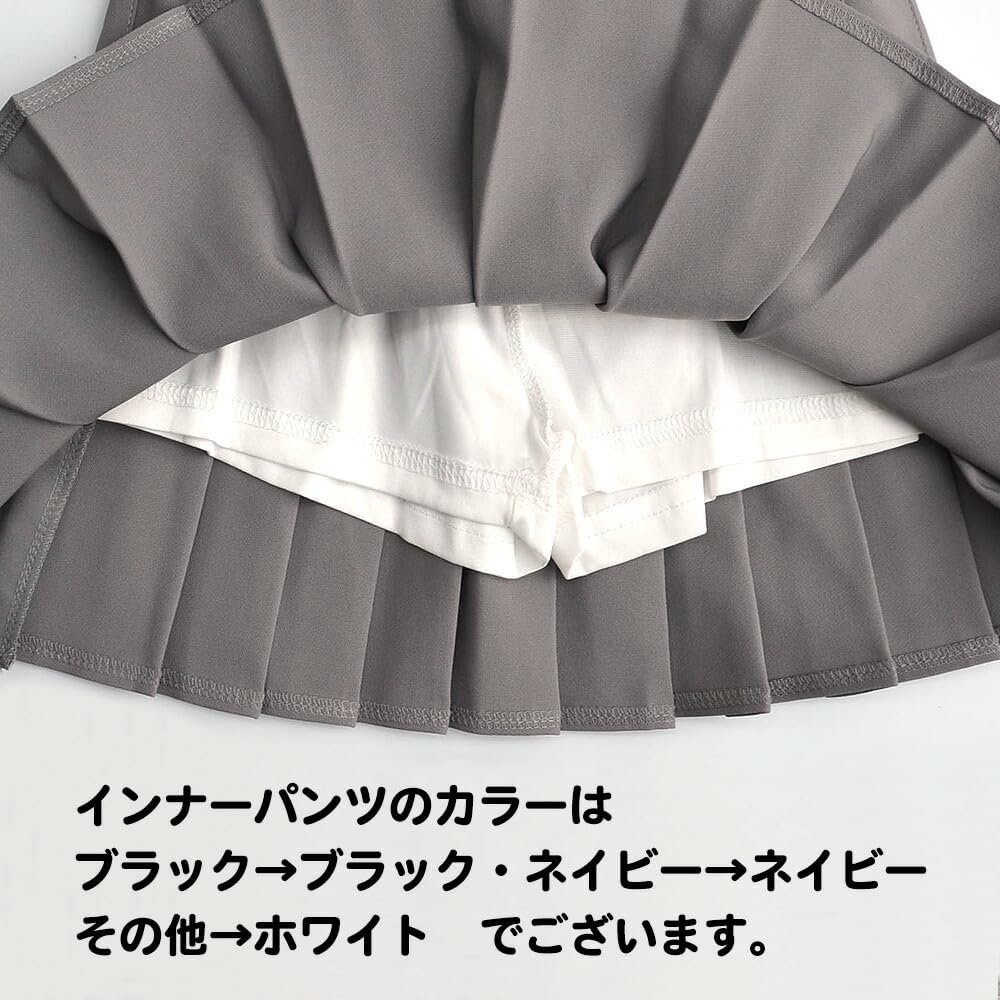 Kids Pleated Mini Skirt with Skirt Entrance Entrance Graduation Graduation Pos Gb190314299 110cm Black [CLARAH] Skirt, Skirt, Girls' Pants, Pants,