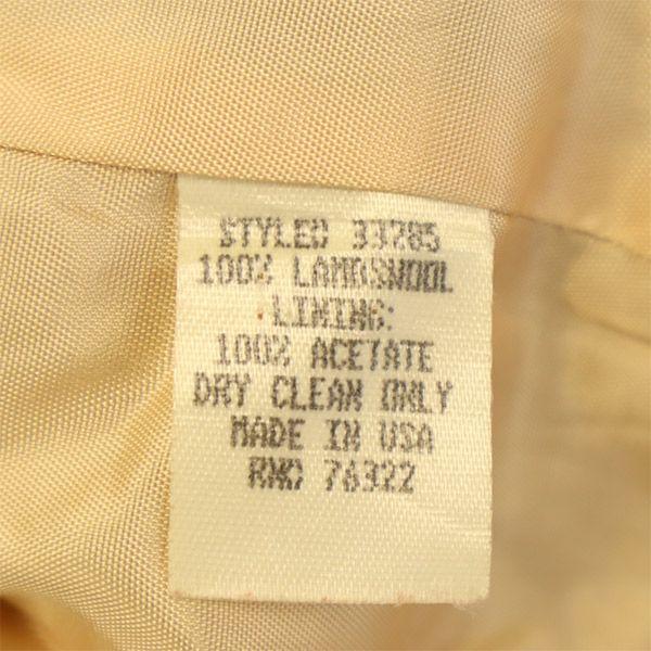 TOCCA wool Grid pattern Jacket 2 Gray x brown Women Used