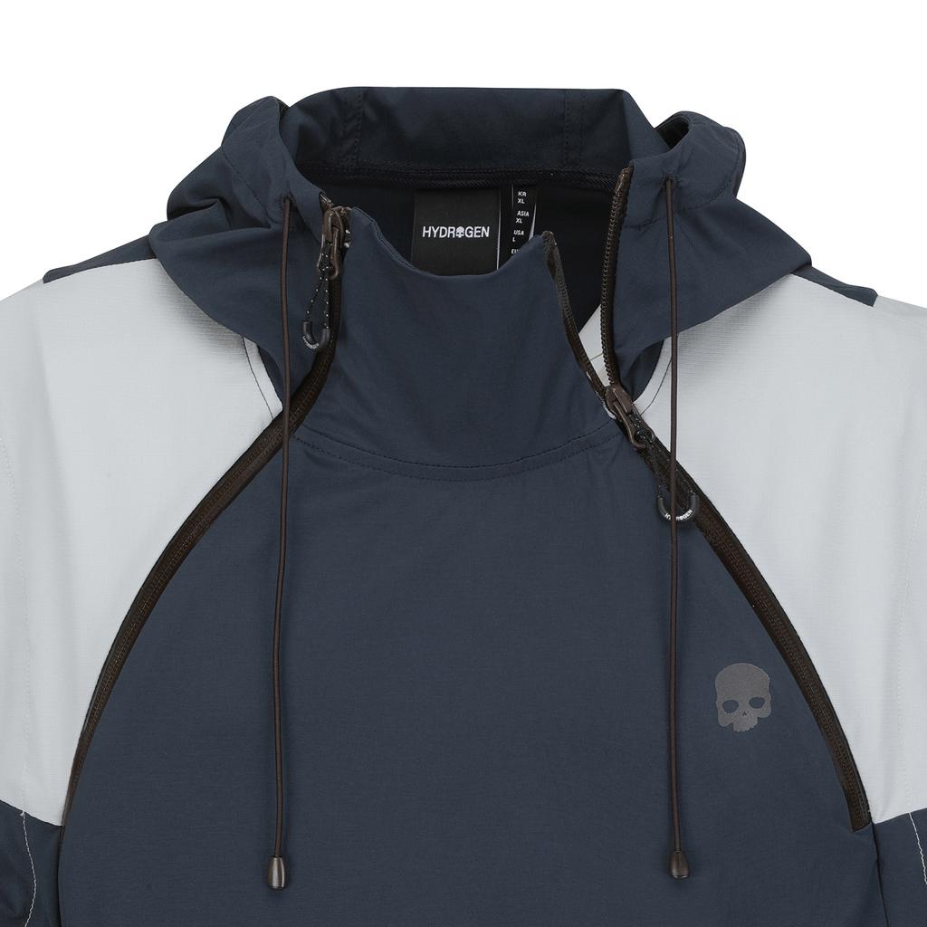Hydrogen Men'S Color-Blocked Hooded Lightweight Vest