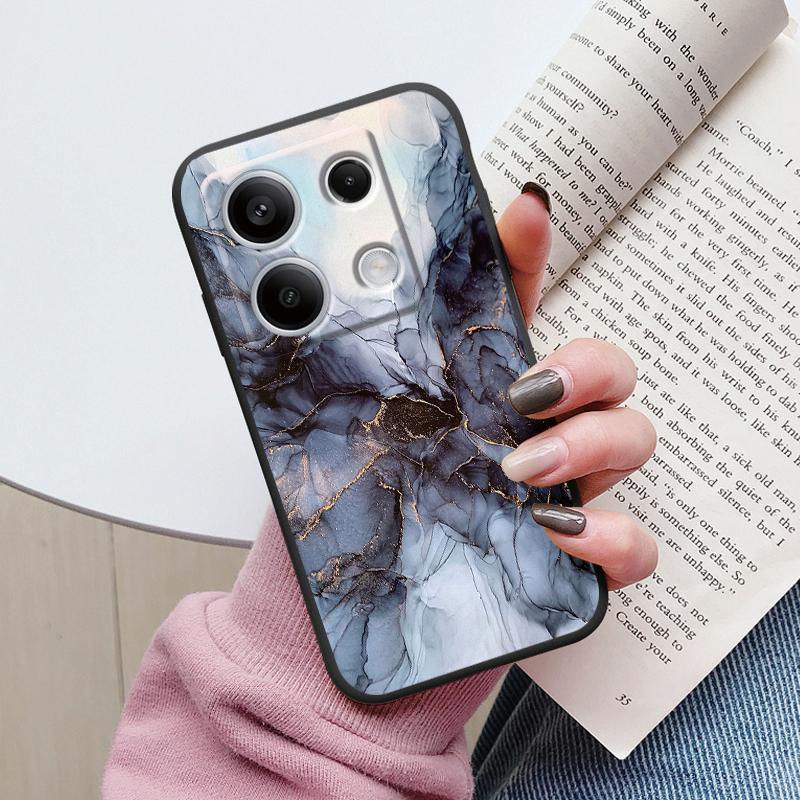 Luxury Case For Redmi Note 13 Pro 4G 5G Fundas Marble Fashion Pattern Soft TPU Protection Cover For Xiaomi Redmi Note14 Pro Capa