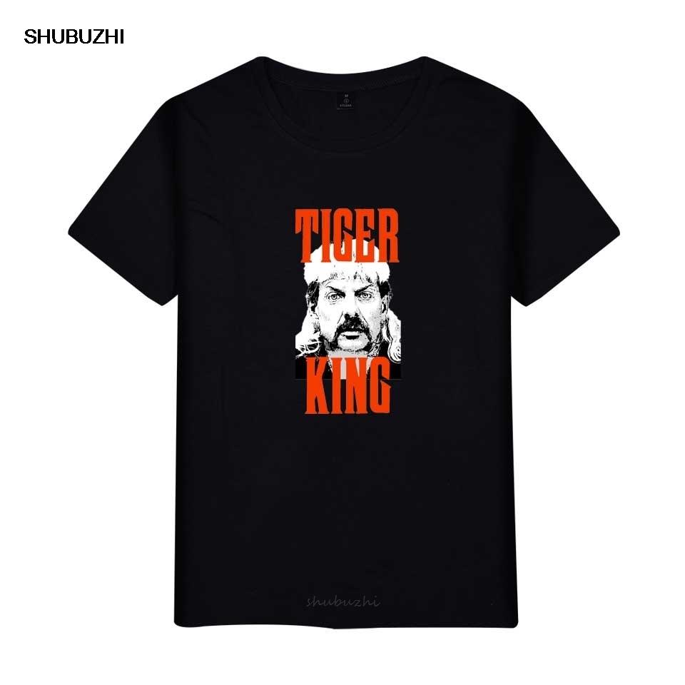 Joe Exotic Black Unisex T Shirt Tiger King Joe Exotic Artwork Printed Tee Fashion Tshirt Unisex Cotton Brand Teeshirt