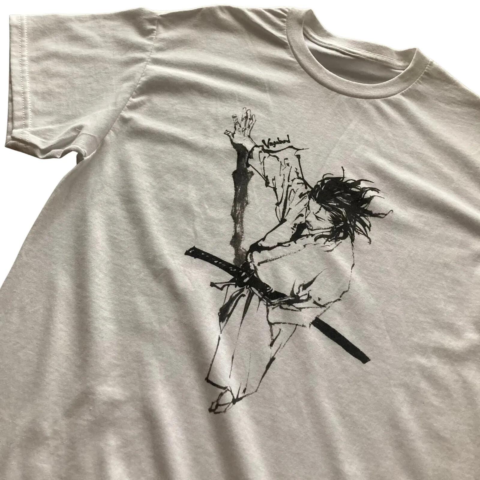 MUSASHI MIYAMOTO VAGABOND MANGA UNISEX T Shirt Mens Womens Tees Top - high quality print 4XL