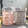 Cotton and Linen Cloth Art Laundry Basket Environmental Protection Picnic Basket Toy Classification Basket Home Storage Baskets