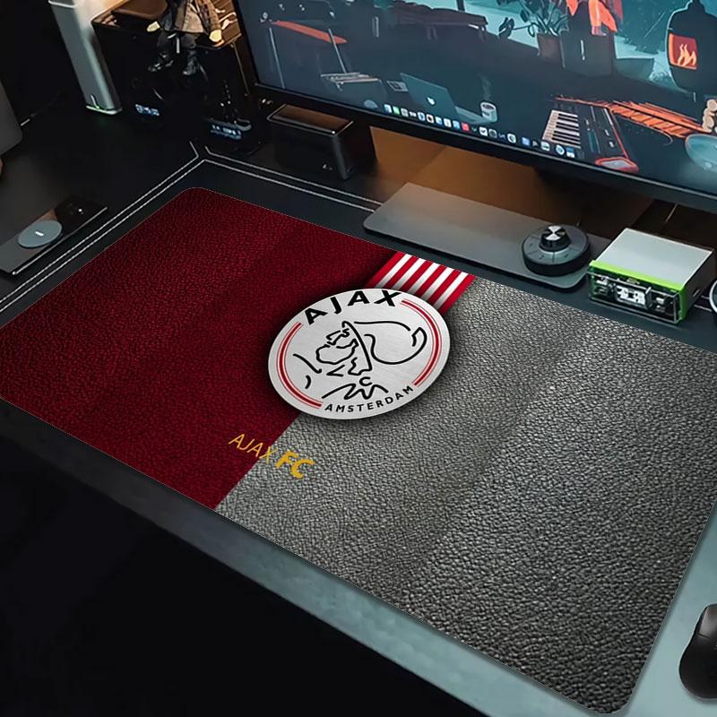 AFC Ajax Grote Muismat Grote Gaming Tafelkussen Antislip Laptop Tablet Grote Muismat XXL Mat Mini PC Speelmat Met Vergrendelrand