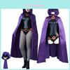 Fantástico Traje de Anime Titã Adolescente Raven Para Cosplay e Festas Temáticas