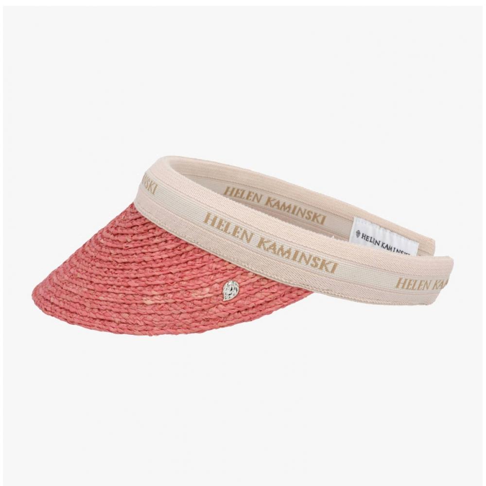 Helen Kaminski Bianca 8 Pomelo Natural Logo Visor Sun Cap Hat52204