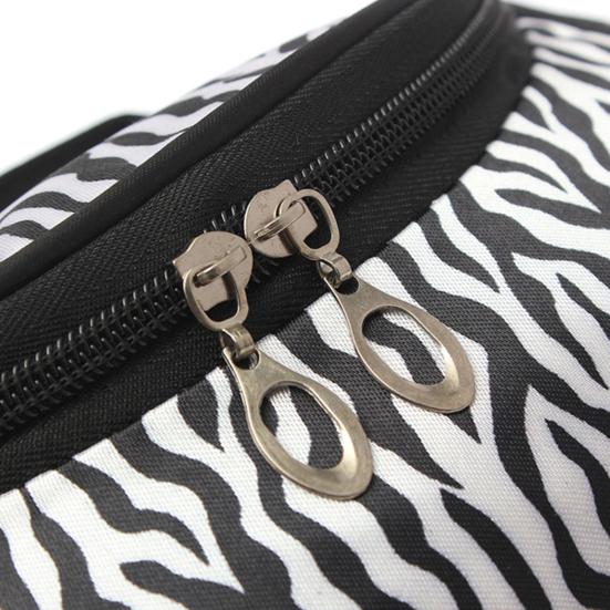 Make-up-Tasche mit Zebra-Print, wasserdicht, Nylon, für Schmuck, Digital-Make-up, Organizer für Zuhause