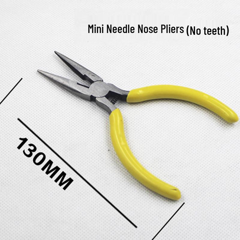 5-Inch Pink Needle-Nose Pliers for DIY Yarn Flower Crafting