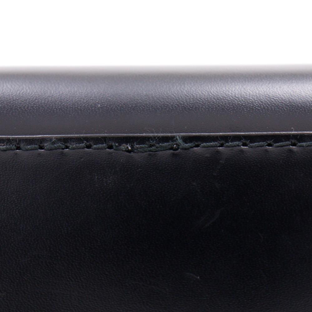 Salvatore Ferragamo Gancini Handbag AQ-21 0167 black Calfskin Women Used