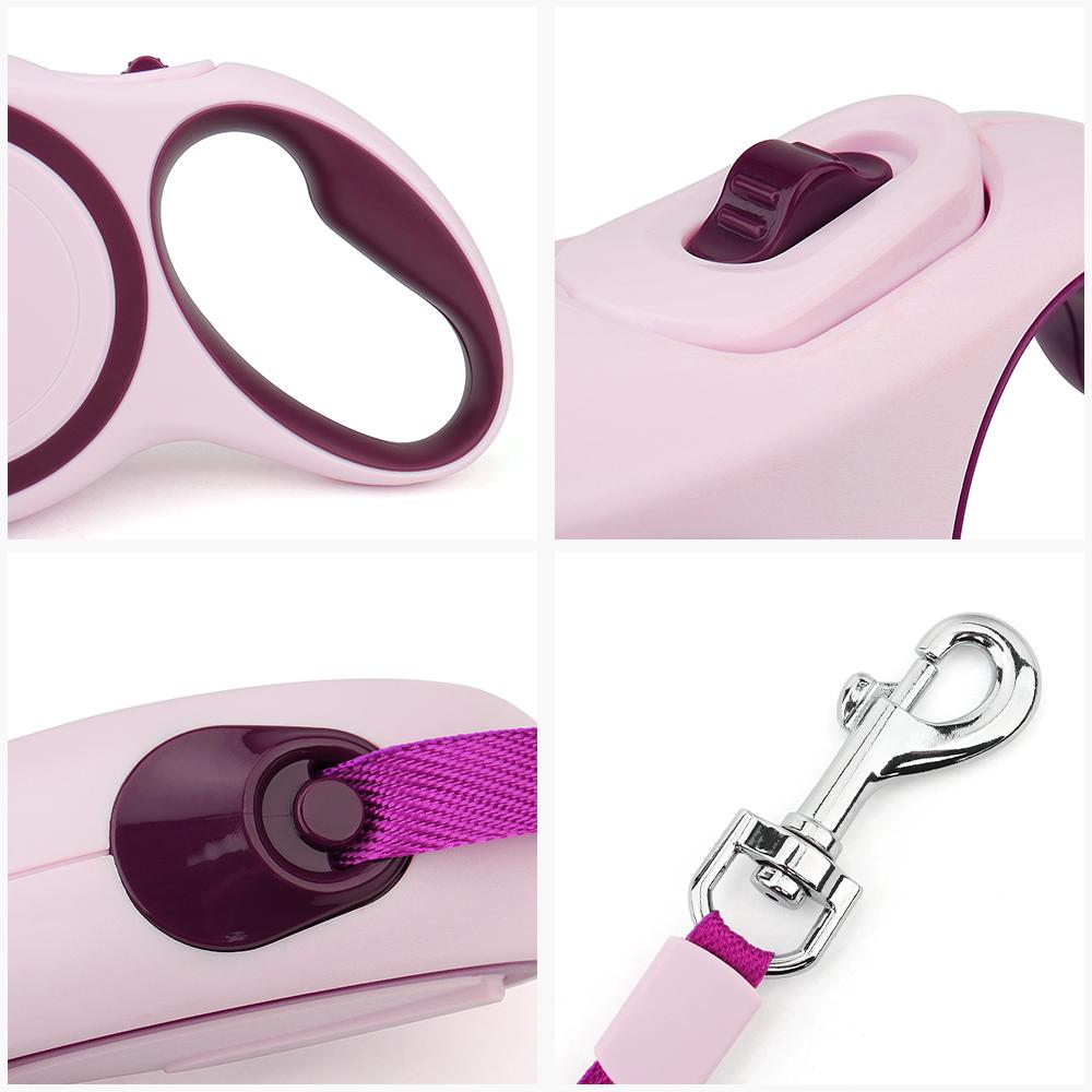 Automatic Traction Pet Leashes Leads Retractable Dog Leash Walking Rope Pet Accessoires Beautiful Fashionable Durable