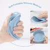 Foldable Silicone Makeup Brush Cleaner Bowl - Portable Cleaning Tool for Brushes, Powder Puffs, and Sponges