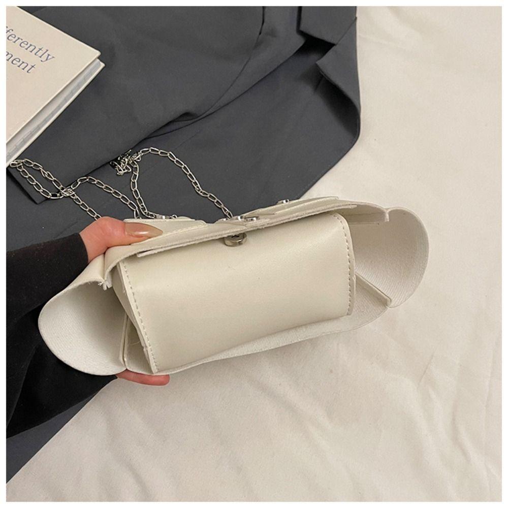 Solid Color Chain Shoulder Bag Coat Women Handbag Personalized Clothes Shaped Crossbody Bag  Girl
