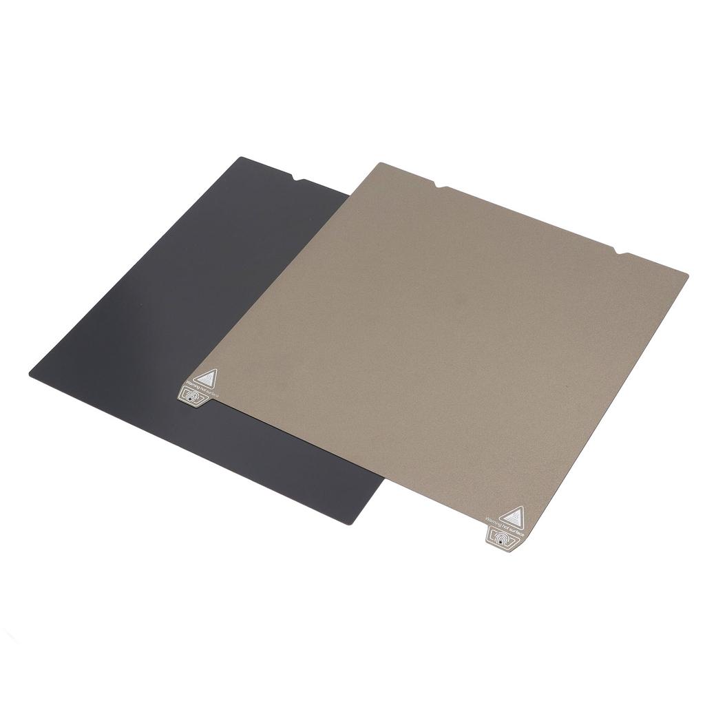 3D Printer Bed Plate 310x315mm PEI Textured and PEO Sleek Spring Steel Flexible  for Ender 3