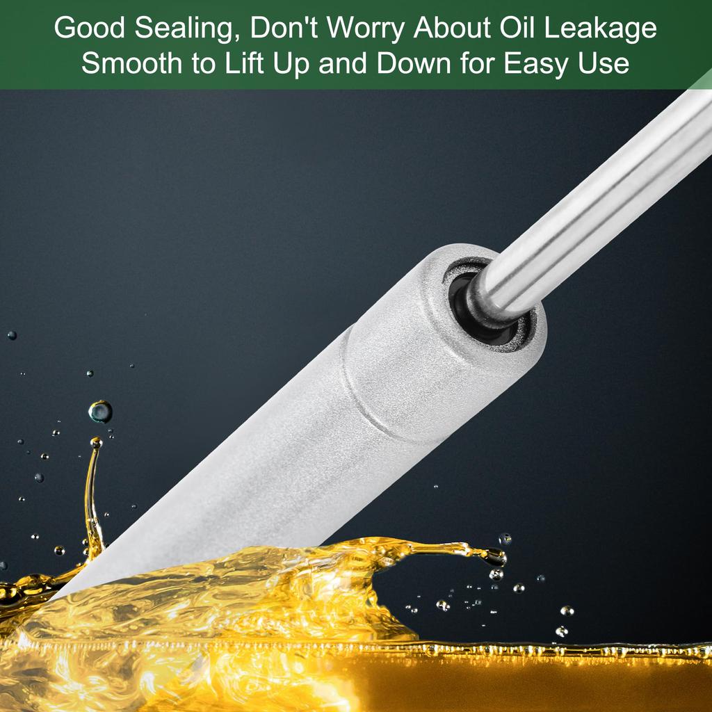 Motoforti Universal Lift Support Strut Gas Springs, 7 Inch/180mm, 35lb/160N/16kg, Metal Silver Tone, 2 Pieces