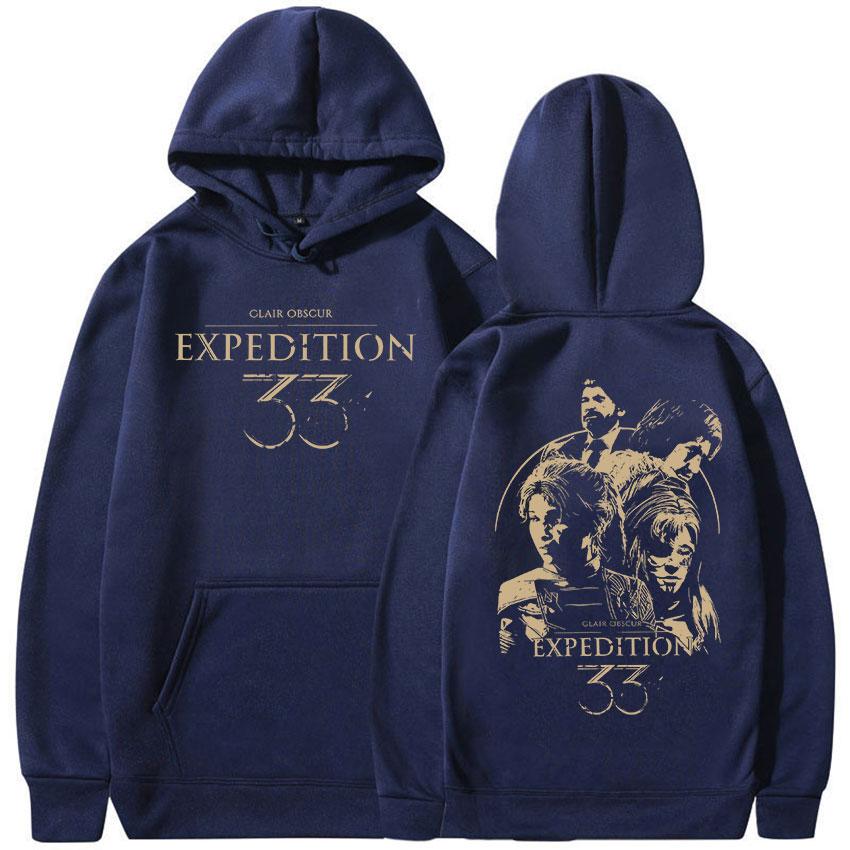 90s Retro Clair Obscur Expédition 33 Hoodie Unisex Game Player Cosplay Pullover Sweatshirt Fashion Long Sleeve Hoody Streetwear