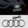 LED-Logo-Leuchte 249 273 285mm Kühlergrill Vorne Statisch Weißes Licht Wasserdicht Für Audi A3 A4 A5 A6 A7 A8 S3 S4 S5 S6 S7 TT Auto Stil
