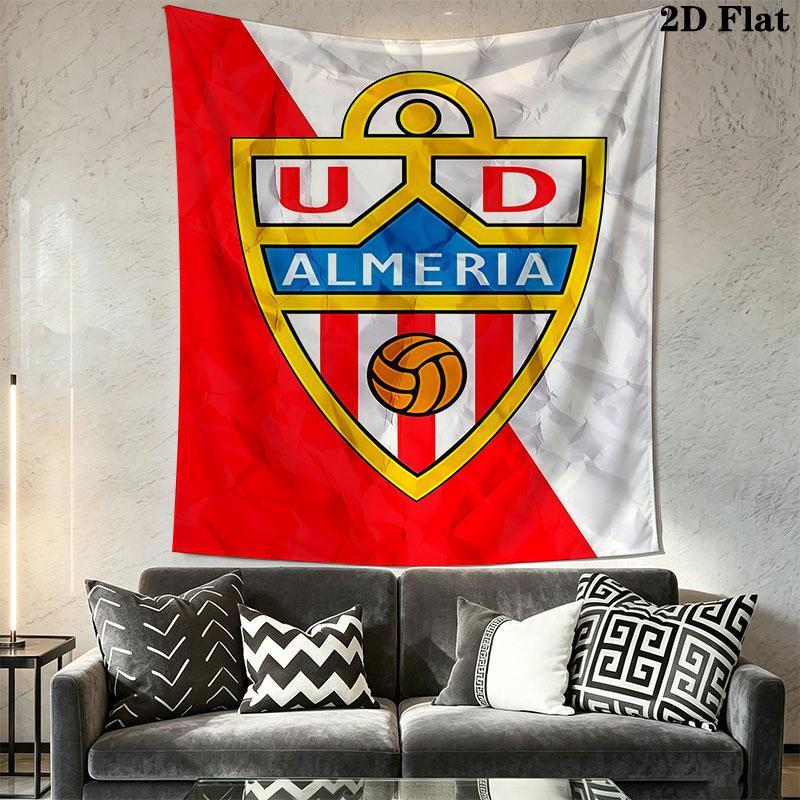 Almería LOGO Wall Hanging Printed Fabric Blanket Decorative Tapestries for Bedroom Living Room Home Decor